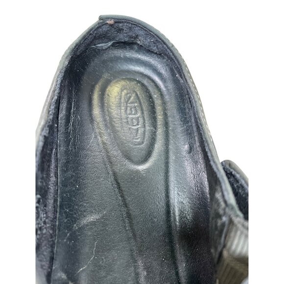 Keen Womens brown black leather Mary Jane sandals shoes size 7 SKU 8900 - Picture 9 of 16